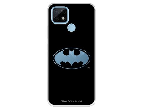 Funda para Realme C21 Oficial de DC Comics Batman Logo Transparente - DC Comics