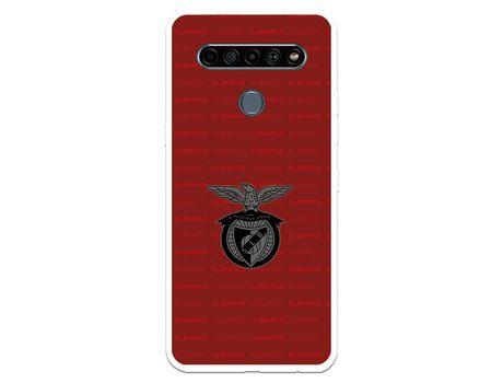 Funda para LG K61 del Escudo Fondo Granate - Licencia Oficial Benfica