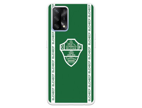 Funda para Oppo A74 4G del Elche CF Escudo Fondo Verde Escudo Fondo Verde - Licencia Oficial Elche CF