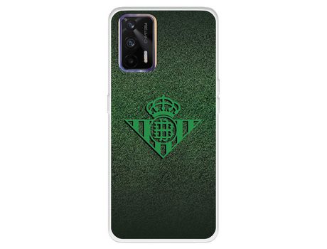 Funda para Realme GT del Betis Escudo Verde Fondo trama - Licencia Oficial Real Betis Balompié