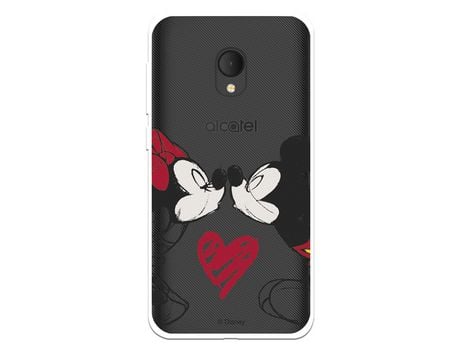 Funda para Alcatel U5 3G Oficial de Disney Mickey y Minnie Beso - Clássicos Disney