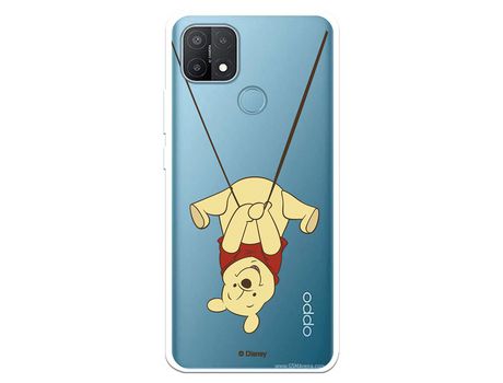 Funda para Oppo A15 Oficial de Disney Winnie Columpio - Winnie The Pooh