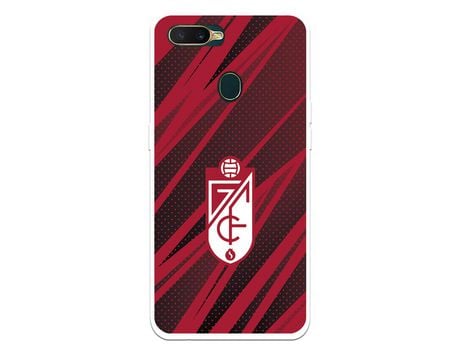 Funda para Oppo A7 del Granada CF Escudo -Rojas y Negras Escudo -Rojas y Negras - Licencia Oficial Granada CF