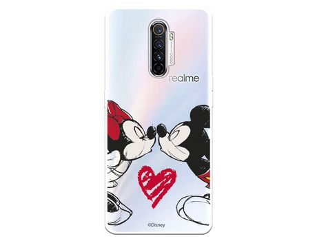 Funda para Realme X2 Pro Oficial de Disney Mickey y Minnie Beso - Clássicos Disney