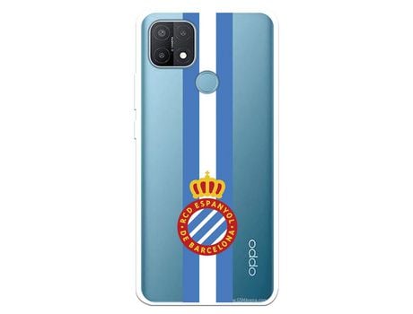 Funda para Oppo A15 del RCD Espanyol Escudo Albiceleste Escudo Albiceleste - Licencia Oficial RCD Espanyol