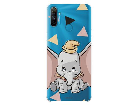 Funda para Realme C3 Oficial de Disney Dumbo Silueta Transparente - Dumbo