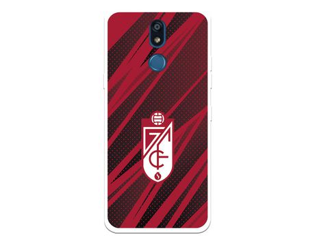 Funda para LG K40 del Granada CF Escudo -Rojas y Negras Escudo -Rojas y Negras - Licencia Oficial Granada CF