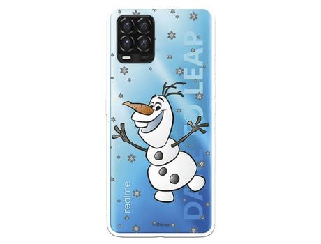 Funda para Realme 8 Oficial de Disney Olaf Transparente - Frozen