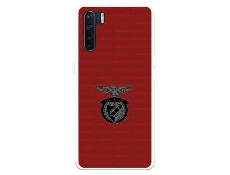 Funda para Oppo A91 del Escudo Fondo Granate - Licencia Oficial Benfica