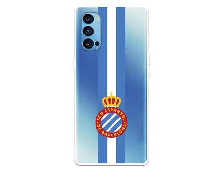 Funda para Oppo Reno4 5G del RCD Espanyol Escudo Albiceleste Escudo Albiceleste - Licencia Oficial RCD Espanyol