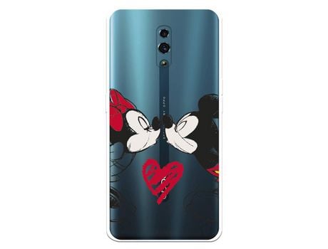 Funda para Oppo Reno Oficial de Disney Mickey y Minnie Beso - Clássicos Disney