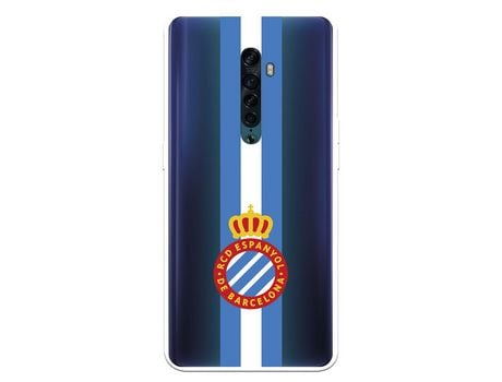 Funda para Oppo Reno2 del RCD Espanyol Escudo Albiceleste Escudo Albiceleste - Licencia Oficial RCD Espanyol