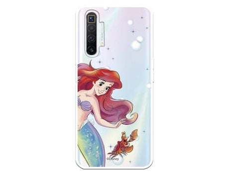 Funda para Realme X2 Oficial de Disney Ariel y Sebastián Burbujas - La Sirenita