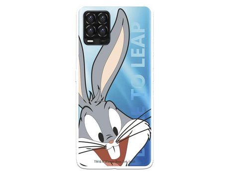 Funda para Realme 8 Oficial de Warner Bros Bugs Bunny Silueta Transparente - Looney Tunes