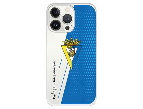 Funda para iPhone 12 Mini del Cádiz Escudo Transparente - Licencia Oficial  Cádiz CF