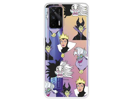 Funda para Realme GT Oficial de Disney Patrón Villanas