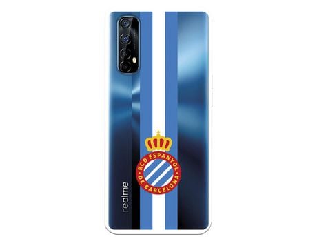 Funda para Realme 7 del RCD Espanyol Escudo Albiceleste Escudo Albiceleste - Licencia Oficial RCD Espanyol