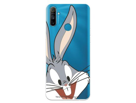 Funda para Realme C3 Oficial de Warner Bros Bugs Bunny Silueta Transparente - Looney Tunes