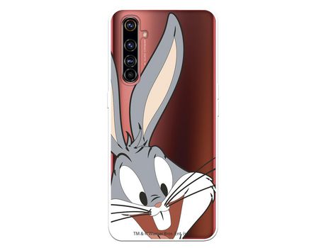 Funda para Realme X50 Pro Oficial de Warner Bros Bugs Bunny Silueta Transparente - Looney Tunes