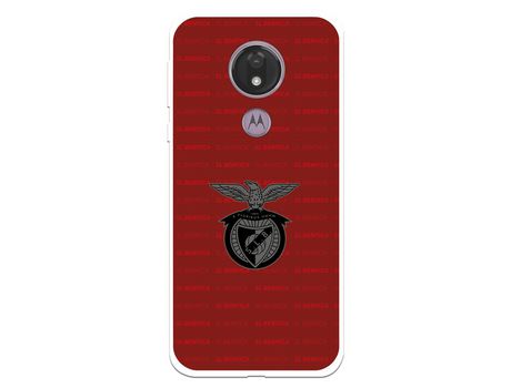 Funda para Motorola Moto G7 Power del Escudo Fondo Granate - Licencia Oficial Benfica