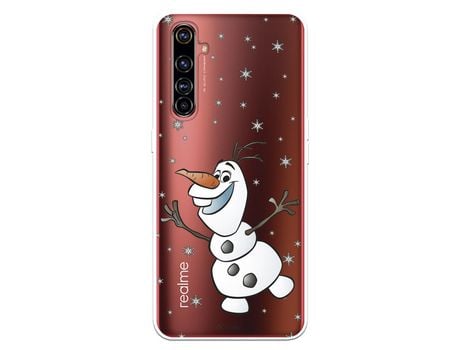 Funda para Realme X50 Pro Oficial de Disney Olaf Transparente - Frozen