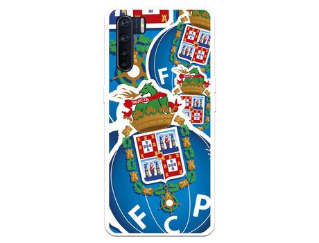 Funda para Oppo A91 del Futebol Club Oporto Escudo Dibujo - Licencia Oficial Futebol Club Oporto