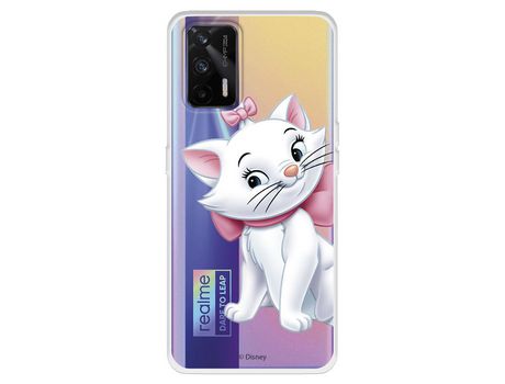 Funda para Realme GT Oficial de Disney Marie Silueta - Los Aristogatos