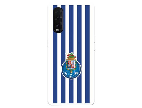 Funda para Oppo Find X2 del Futebol Club Oporto Escudo Rayas - Licencia Oficial Futebol Club Oporto