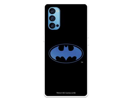 Funda para Oppo Reno4 5G Oficial de DC Comics Batman Logo Transparente - DC Comics