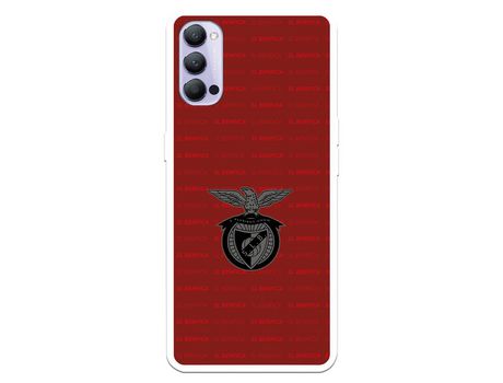 Funda para Oppo Reno4 Pro 5G del Escudo Fondo Granate - Licencia Oficial Benfica