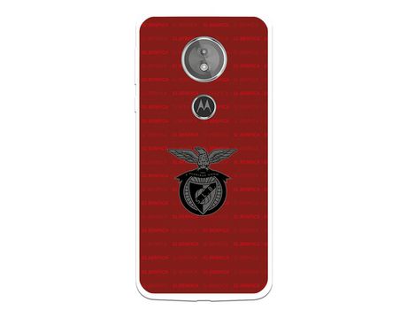 Funda para Motorola Moto E5 del Escudo Fondo Granate - Licencia Oficial Benfica