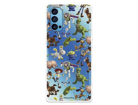 Funda para Oppo Reno4 5G Oficial de Disney Toy Story Siluetas - Toy Story