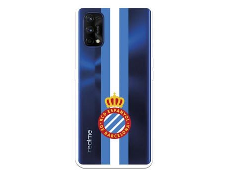 Funda para Realme 7 Pro del RCD Espanyol Escudo Albiceleste Escudo Albiceleste - Licencia Oficial RCD Espanyol