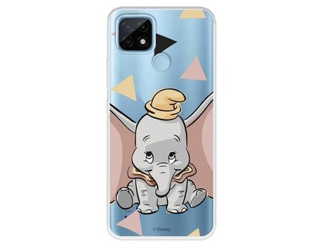 Funda para Realme C21 Oficial de Disney Dumbo Silueta Transparente - Dumbo