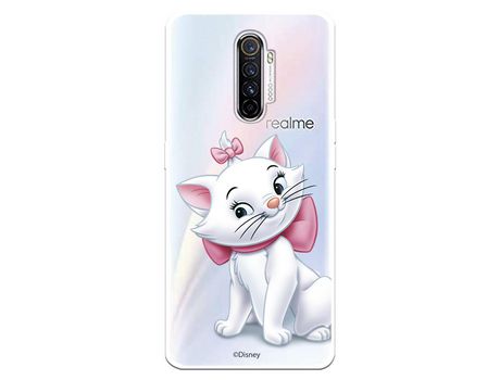 Funda para Realme X2 Pro Oficial de Disney Marie Silueta - Los Aristogatos