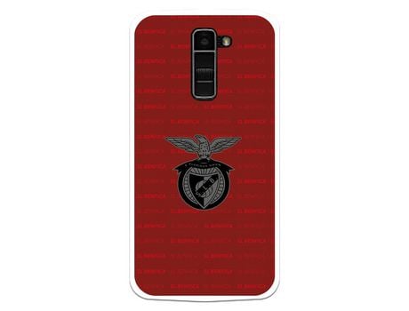 Funda para LG K10 del Escudo Fondo Granate - Licencia Oficial Benfica