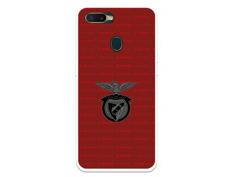 Funda para Oppo A7 del Escudo Fondo Granate - Licencia Oficial Benfica