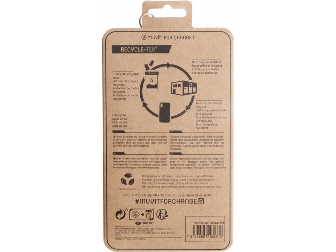 muvit for change protector pantalla recycletek compatible con