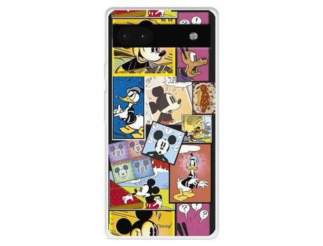 Funda Para Google Pixel 6A Oficial De Disney Mickey Comic - Clásicos Disney