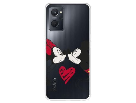 Funda Para Oppo A76 Oficial De Disney Mickey Y Minnie Beso - Clásicos Disney