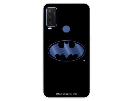 Funda Para Alcatel 1 L Pro Oficial De Dc Comics Batman Logo Transparente - Dc Comics