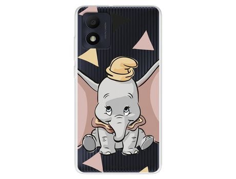 Funda Para Alcatel 1B 2022 Oficial De Disney Dumbo Silueta Transparente - Dumbo