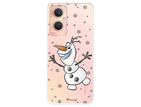 Funda Para Oppo A96 5G Oficial De Disney Olaf Transparente - Frozen