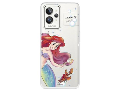 Funda Para Realme Gt 2 Pro Oficial De Disney Ariel Y Sebastián Burbujas - La Sirenita