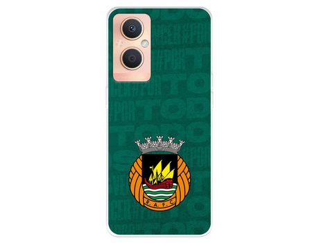 Funda Para Oppo A96 5G Del Rio Ave Fc Escudo Fondo Verde - Licencia Oficial Rio Ave Fc