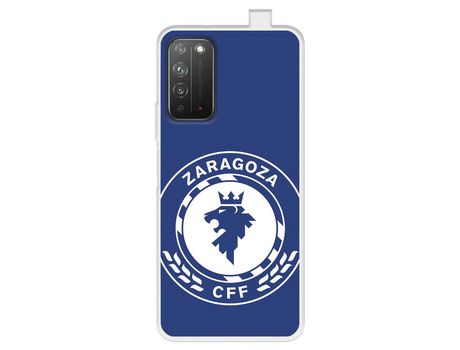 Funda Para Huawei Honor X10 5G Del Zaragoza Cf Femenino Escudo Grande Fondo Azul - Licencia Oficial Zaragoza Cf Femenino