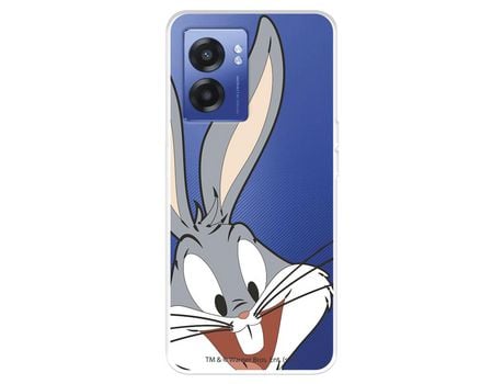 Funda Para Realme Narzo 50 5G Oficial De Warner Bros Bugs Bunny Silueta Transparente - Looney Tunes