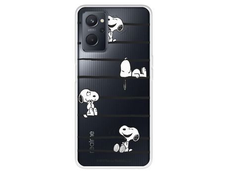 Funda Para Oppo A76 Oficial De Peanuts Snoopy Rayas - Snoopy