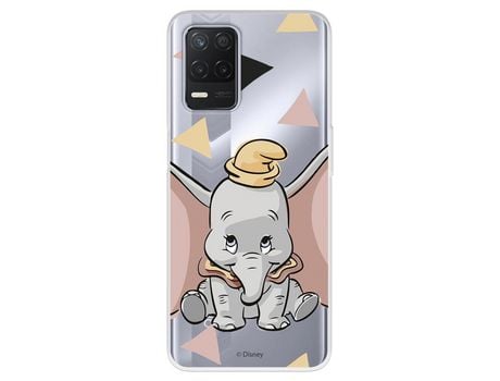 Funda Para Realme Narzo 30 5G Oficial De Disney Dumbo Silueta Transparente - Dumbo