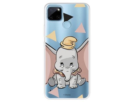 Funda Para Realme C21Y Oficial De Disney Dumbo Silueta Transparente - Dumbo